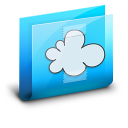Folder Nubesita Blue Icon 256x256 png